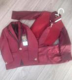 Bordeauxrood Kostuum Pak - Maat 1 Jaar - Nieuw, Kinderen en Baby's, Kinderkleding | Maat 92, Ophalen of Verzenden, Nieuw, Jongen