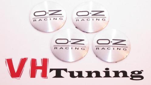 OZ racing wielnaaf stickers 56,5MM aluminium/zwart 4 stuks, Auto diversen, Tuning en Styling, Ophalen of Verzenden