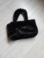 Tas fake fur zwart, Sieraden, Tassen en Uiterlijk, Tassen | Damestassen, Verzenden, Nieuw, Zwart, Overige typen
