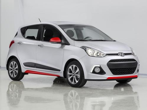 Side skirts rood Hyundai i10 vanaf 2014-, Auto diversen, Auto-accessoires, Nieuw, Ophalen of Verzenden