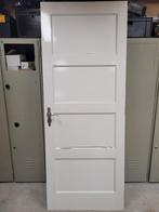 Paneeldeur stomp. 4 vakken., Doe-het-zelf en Verbouw, Deuren en Horren, Ophalen, Gebruikt, 80 tot 100 cm, Binnendeur