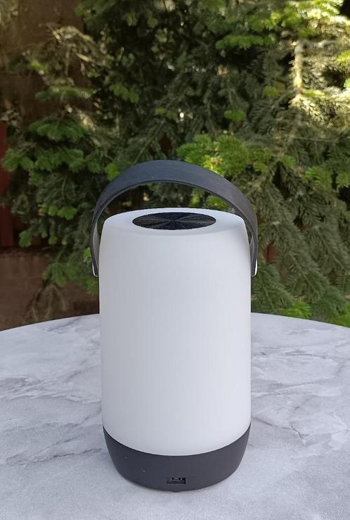 Oplaadbare tafellamp, Huis en Inrichting, Lampen | Tafellampen, Zo goed als nieuw, Minder dan 50 cm, Kunststof, Ophalen of Verzenden