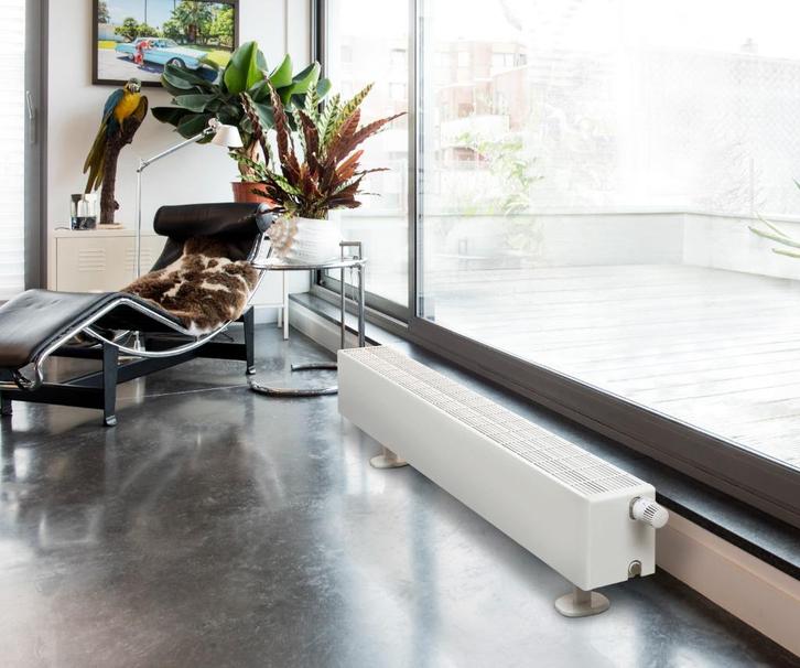 Brugman plintradiator 22-150-2800, Doe-het-zelf en Verbouw, Verwarming en Radiatoren, Nieuw, Radiator, 800 watt of meer, Minder dan 30 cm