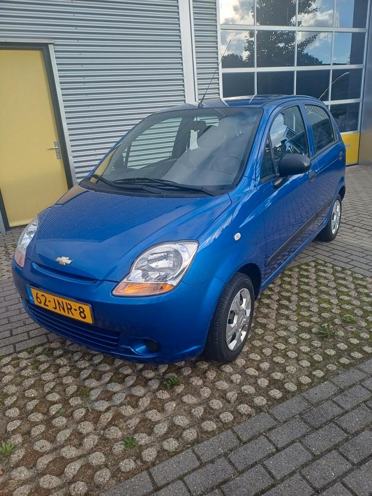 Chevrolet Matiz 0.8 2009 Blauw 5drs 22.500 km, Auto's, Chevrolet, Particulier, Matiz, ABS, Airbags, Airconditioning, Centrale vergrendeling