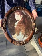 Ovale lijst met portret van jong meisje, Antiek en Kunst, Kunst | Schilderijen | Klassiek, Ophalen