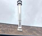 Dubbelwandige Kachelpijp 20cm met Dakdoorvoer, Ophalen, Zo goed als nieuw