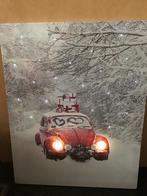 VW Kever Schilderij met LED Verlichting 40x50cm, Diversen, Kerst, Ophalen of Verzenden, Nieuw