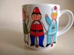 NIEUWE mok, beker met 7 trekpoppen erop afgebeeld, zeldzaam, Nieuw, Ophalen of Verzenden, Overige stijlen, Kop(pen) en/of Schotel(s)