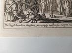 Ets prentje Jezus Christus aan het kruis, Verzenden, Gebruikt, Kaart of Prent
