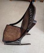 Antiek Engels Schommelstoel / Breistoel, Antiek en Kunst, Ophalen of Verzenden