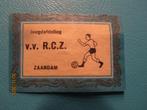Lucifer Etiket Voetbalclub R.C.Z. Zaandam 1921, Verzamelen, Ophalen of Verzenden, Gebruikt, Luciferdoosjes of -merken
