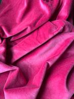 Fuchsia Kleurige Velours Gordijnen, Huis en Inrichting, Stoffering | Gordijnen en Lamellen, Ophalen, Gebruikt, Overige kleuren
