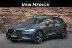 Volvo V60 2.0 T6 Recharge AWD R-Design | Winterpack | Trekha, Automaat, Gebruikt, Blauw, Leder en Stof