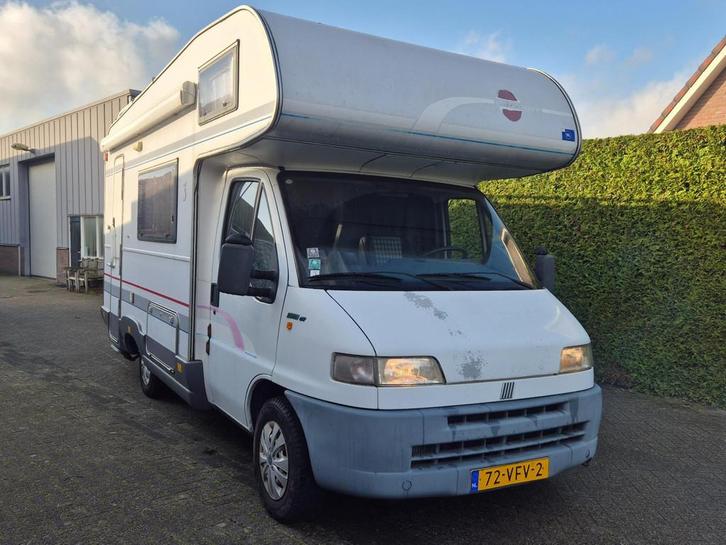 Fiat DUCATO 2500 TDI Rijdt & Schakelt goed Camper Kamper Ach, Caravans en Kamperen, Campers, Bedrijf, tot en met 4, Fiat, Diesel