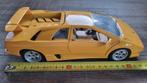 Lamborghini Diablo uit 1990 geel schaalmodel 1:18, Ophalen of Verzenden, Zo goed als nieuw, Auto, Bburago