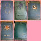 5 Jugendstil fotoboeken fotoalbums met insteek systeem, Ophalen of Verzenden