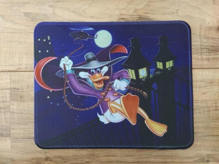Darkwing Duck Retro Cartoon Nintendo Muismat Donald Dagobert, Computers en Software, Muismatten, Zo goed als nieuw, Verzenden