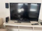 WII zwarte editie te koop met TV, Ophalen of Verzenden, Gebruikt, 100 cm of meer, LED