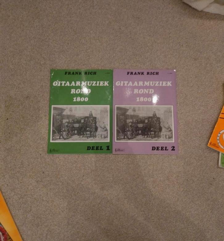Gitaarmuziek Frank Rich - Deel 1 & 2, Muziek en Instrumenten, Bladmuziek, Ophalen of Verzenden