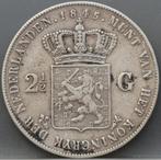 Rijksdaalder 1845 - 2 1/2 gulden 1845 lelie - Willem 2, Verzenden, Zilver, Losse munt, 2½ gulden