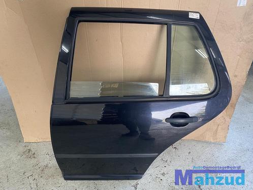 VW GOLF 4 Zwart LC9Z Links achter deur portier 1998-2003, Auto-onderdelen, Carrosserie en Plaatwerk, Deur, Volkswagen, Gebruikt