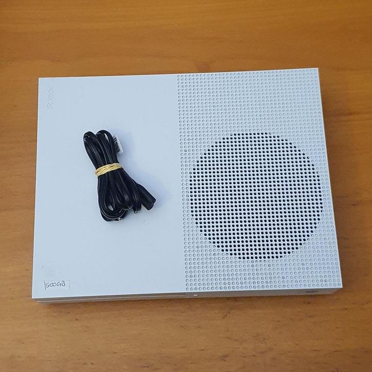 XBOX ONE S 500GB Console met Stroomkabel, Spelcomputers en Games, Spelcomputers | Xbox One, Gebruikt, Xbox One S, 500 GB, Zonder controller