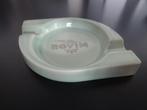 keramiek asbak met het reclame merk ROVIM 13x10x2 cm, Verzenden, Gebruikt, Overige typen