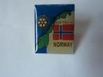 vintage Rotary pin see you in Norway, Verzamelen, Ophalen of Verzenden, Gebruikt, Speldje of Pin