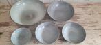Set van 5 Keramische Schalen, Huis en Inrichting, Ophalen, Porselein of Keramiek, Schaal, Rond