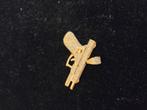 14 k gouden pistool hanger 7,2 gram, Ophalen of Verzenden, Nieuw, Goud, Goud
