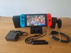 Nintendo Switch, Spelcomputers en Games, Spelcomputers | Nintendo Switch, Ophalen of Verzenden, Zo goed als nieuw, Met 2 controllers
