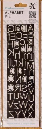 XCUT Alphabet Dies - Slimline XCU503082, Ophalen of Verzenden, Nieuw, Overige thema's, Pons of Mal