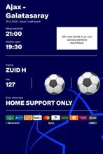 Ajax - Galatasaray Fside, Tickets en Kaartjes, Eén persoon, Januari