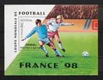 Laos Postfris 1997 WK Voetbal Frankrijk 98 Blok 163, Postzegels en Munten, Ophalen of Verzenden, Postfris, Sport