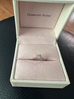 witgouden ring diamond point, Wit, Ophalen of Verzenden, Dame, Goud