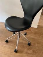 orginele arne jacobson verstelbare lederen stoel, Huis en Inrichting, Stoelen, Design, orgineel, Gebruikt, Zwart, Ophalen of Verzenden