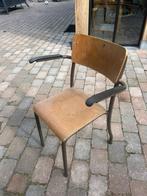 Originele schoolstoelen uit jaren 50, Ophalen, Gebruikt, Bruin, Vijf, Zes of meer stoelen