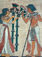 Egyptische Papyrus Schilderij, Ophalen of Verzenden