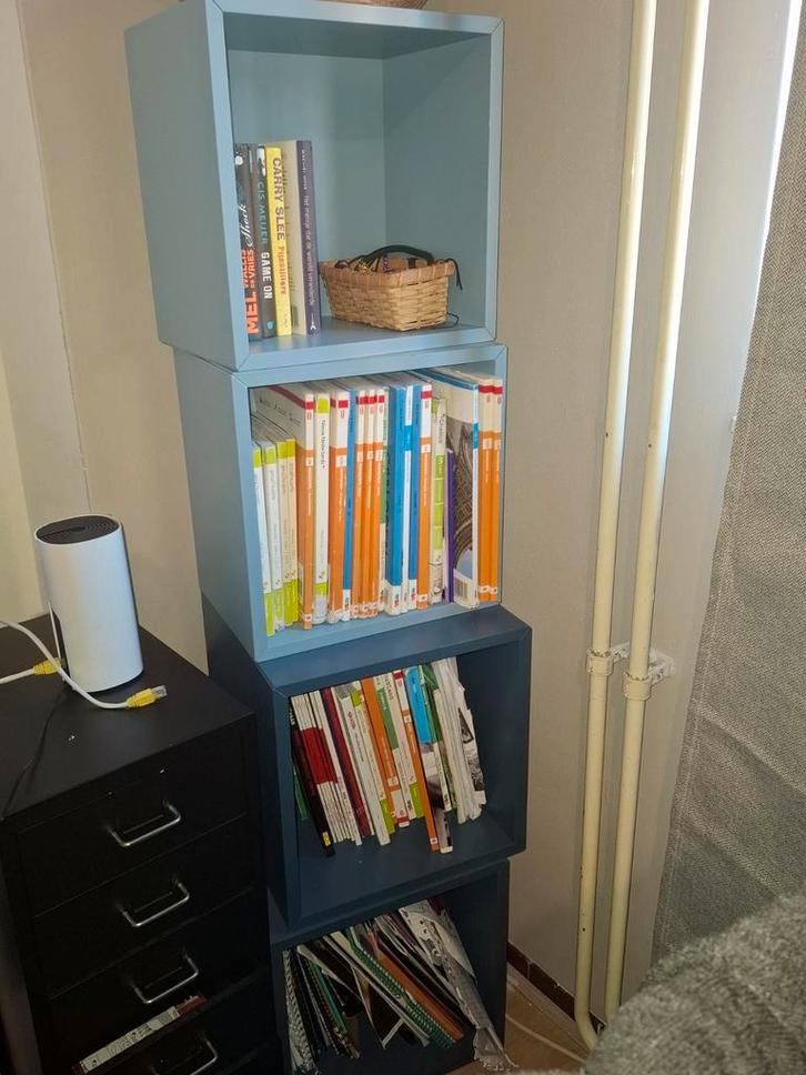 Leuke stapel kisten / opbergkasten, Huis en Inrichting, Kasten | Boekenkasten, Gebruikt, Minder dan 50 cm, Minder dan 100 cm, 25 tot 50 cm