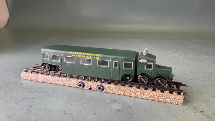 Marklin ho 3123 Railbus Micheline Minerva als nieuw in doos., Hobby en Vrije tijd, Modeltreinen | H0, Zo goed als nieuw, Wagon