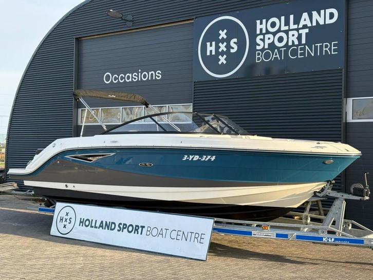 Sea Ray SLX 250 (bj 2020), Watersport en Boten, Speedboten, Gebruikt, 6 meter of meer, Benzine, 200 pk of meer, Polyester