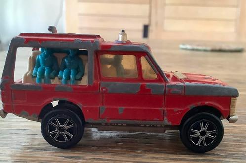 Oude Majorette Brandweerwagen Range Rover + brandweermannen, Hobby en Vrije tijd, Modelauto's | 1:24, Gebruikt, Bus of Vrachtwagen
