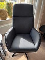 2 Relaxstoelen antraciet met voetenbankjes, Huis en Inrichting, Fauteuils, Minder dan 75 cm, Ophalen of Verzenden, Zo goed als nieuw