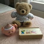 Fisher price zingende theepot beer en houten puzzel, Ophalen, Zo goed als nieuw