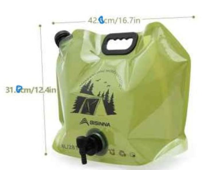 waterzak groen 8 liter met aftapkraantje - nieuw ongebruikt, Caravans en Kamperen, Kampeeraccessoires, Nieuw, Ophalen of Verzenden
