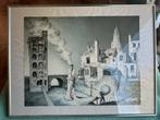 Lithografie Theo Voorzaat magisch realisme, Antiek en Kunst, Ophalen of Verzenden