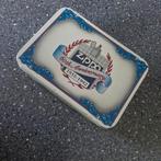 Oud Zippo blikje,60 jarig bestaan,, Verzamelen, Ophalen of Verzenden, Gebruikt, Aansteker
