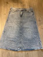 H&M stoere lange stretch spijkerrok maat 46 / 48, H&M, Blauw, Rok, Ophalen of Verzenden