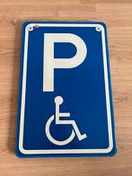 Invalide parkeerplaats verkeersbord, Antiek en Kunst, Ophalen of Verzenden