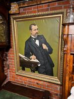Antiek portret Architect, 1895 (groot), Antiek en Kunst, Kunst | Schilderijen | Klassiek, Ophalen